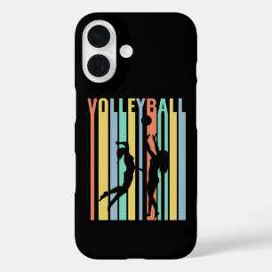 Volleyball Beachvolleyball Retro iPhone 16 Hülle