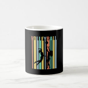 Volleyball Beachvolleyball Retro Kaffeetasse