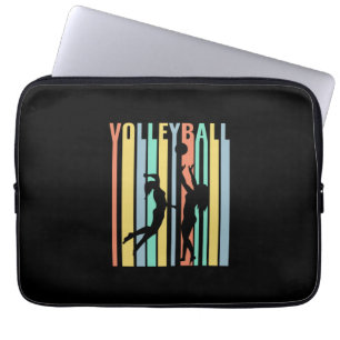 Volleyball Beachvolleyball Retro Laptopschutzhülle