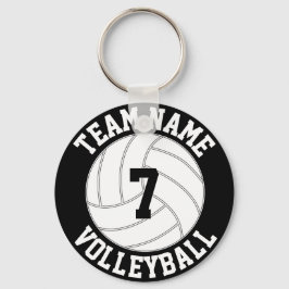 Volleyball Benutzerdefinierte Teamname Farbe und S Schlüsselanhänger