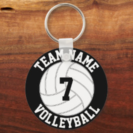 Volleyball Benutzerdefinierte Teamname Farbe und S Schlüsselanhänger