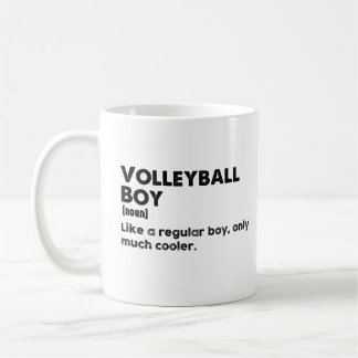 Volleyball Boy Funny Definition Kaffeetasse