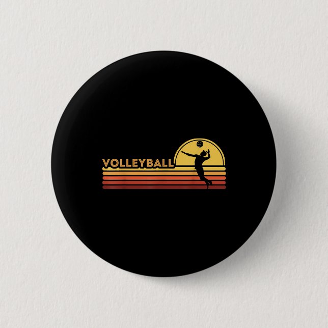 Volleyball boy men  button (Vorderseite)