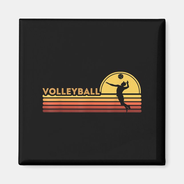 Volleyball boy men  magnet (Vorne)