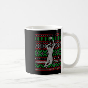 Volleyball Bump Set Uni High School Happ Kaffeetasse