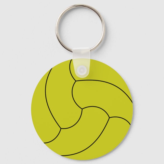 Volleyball Button Schlüsselanhänger (Vorderseite)