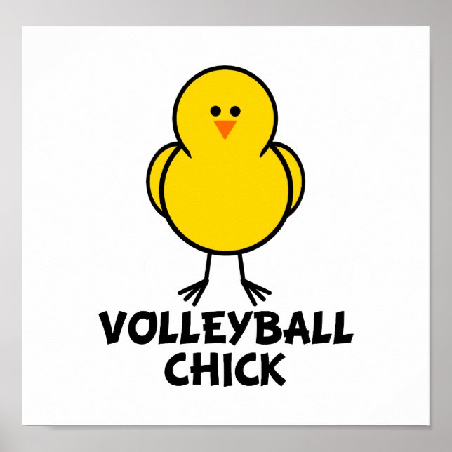 Volleyball Chick Poster (Vorne)