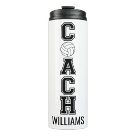 Volleyball Coach Custom danke Ihnen Geschenk Tumbl Thermosbecher