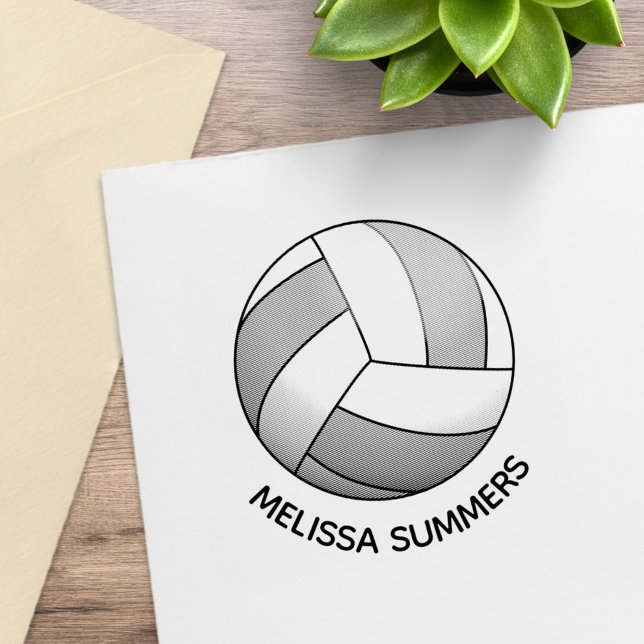 Volleyball Custom-Name Gummistempel (Von Creator hochgeladen)