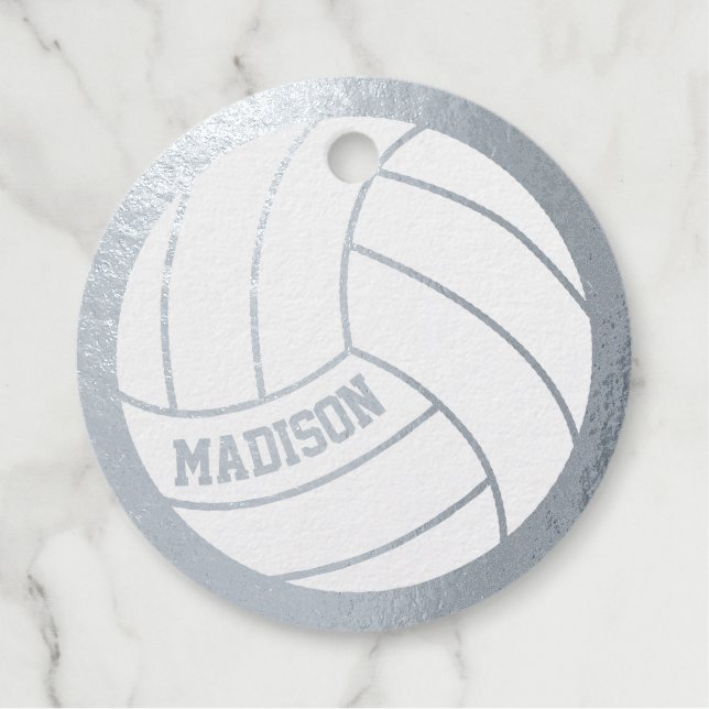 Volleyball Custom Team Player Name Sport Real Geschenkanhänger (Vorderseite)