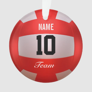 Volleyball de rouge de personnaliser