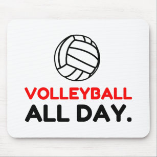 Volleyball Lustig Mousepads Zazzle Ch