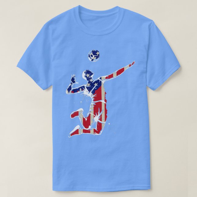 Volleyball Design for a Volleyball Player  T-Shirt (Design vorne)
