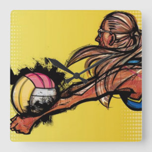 Volleyball DIGG - Wanduhr
