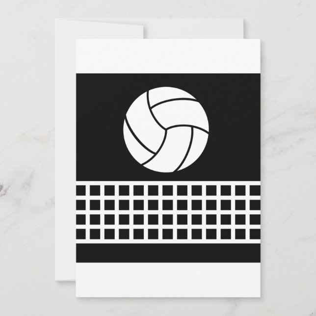 Volleyball-Einladungen Einladung (Vorderseite)