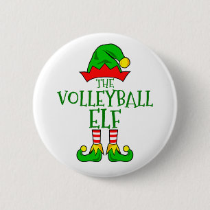 Volleyball Elf Button