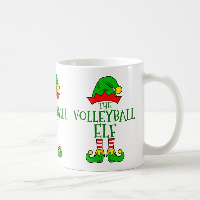 Volleyball Elf Tasse (Rechts)