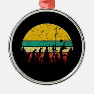 Volleyball - Entwicklung des Volleyballspielers Ornament Aus Metall