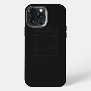 Volleyball-Ernährungstatsachen Frauen Männer Spiel iPhone 13 Pro Max Hülle