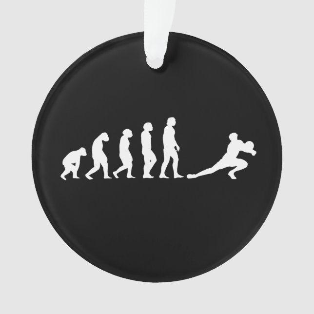 Volleyball-Evolution Ornament (Vorderseite)