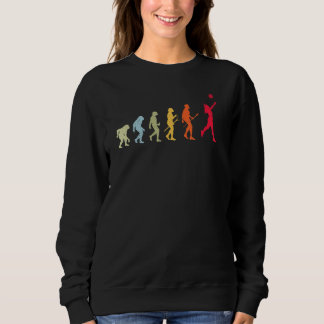Volleyball Evolution Volleyballer Volleyball Sweatshirt