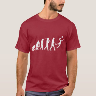 Volleyball-Evolutions-Spitze der Männer T - Shirt