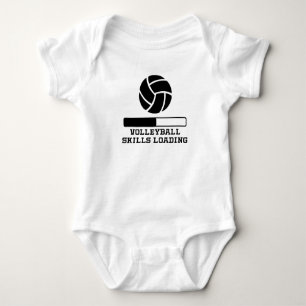 Volleyball-Fähigkeits-Laden Baby Strampler
