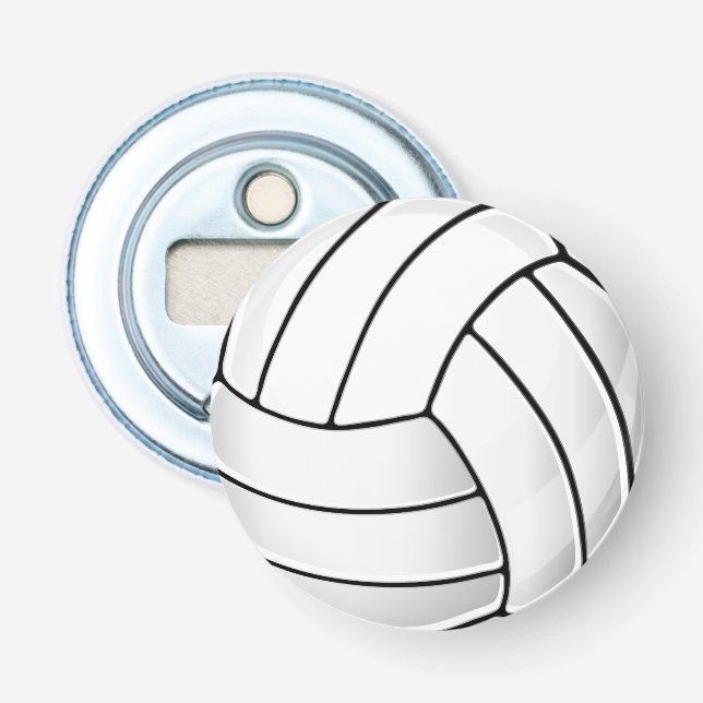 Volleyball-Fan Flaschenöffner (Vorderseite)