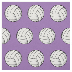 Volleyball-Fan-Flieder-Volleyball Stoff