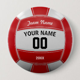 Volleyball Fan Name Year Team Red Button
