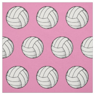 Volleyball-Fan-Rosa-Volleyball Stoff