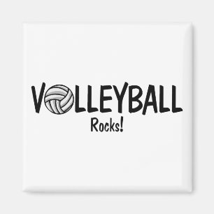 Volleyball-Felsen Magnet