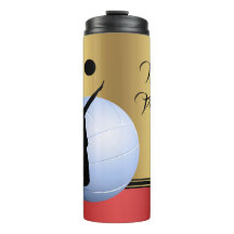 Volleyball Female Player Ball elegant personalisie