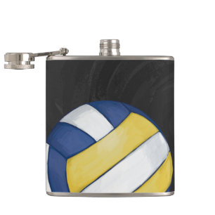 Volleyball Flachmann