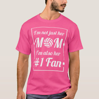 Volleyball Frauen Volleyball Mama 1 Lüfter Niedlic T-Shirt
