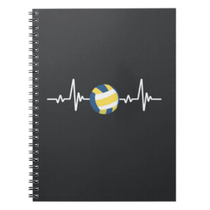Volleyball Gaben Schule Team Sportsportler Spieler Notizblock