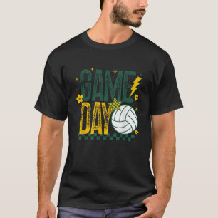 Volleyball Game Day Retro Girls Volleyball Mama Gr T-Shirt