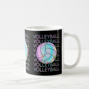 Volleyball-Gefärbte Krawatte Kaffeetasse