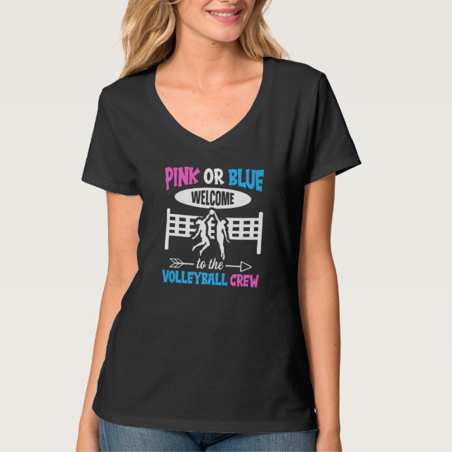 Volleyball Gender Reveal for a Volleyball T-Shirt (Vorderseite)