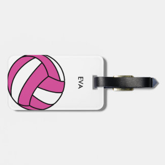 Volleyball-Gepäckanhänger addieren Ihren Namen Gepäckanhänger
