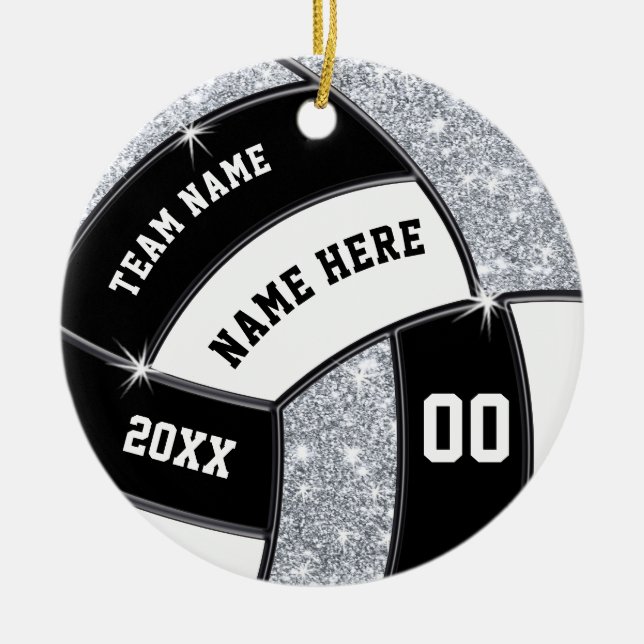 Volleyball-Geschenkgutscheine Ideen, Volleyball-Or Keramik Ornament (Vorne)