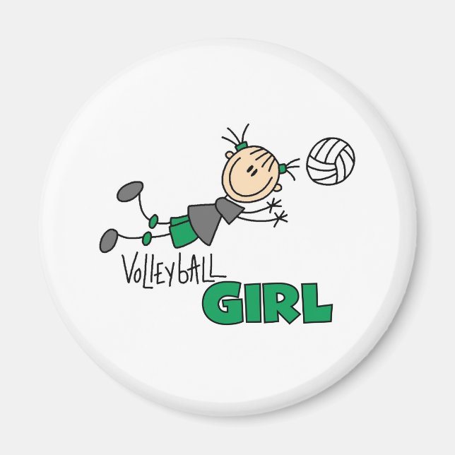 Volleyball Girl Magnet (Vorne)