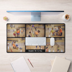 Volleyball Girl Player personalisieren Bilder Schreibtischunterlage