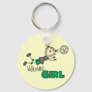 Volleyball Girl Tshirts und Geschenke Schlüsselanhänger