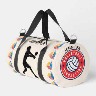 Volleyball Girl, Volleyball Player, Team, Geburtst Duffle Bag