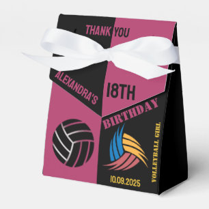 Volleyball Girl, Volleyball-Spielgeschenk, Geburts Geschenkschachtel