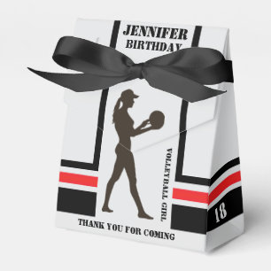 Volleyball Girl, Volleyball-Spielgeschenk, Geburts Geschenkschachtel