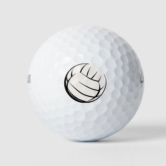 Volleyball Golfball (Vorderseite)