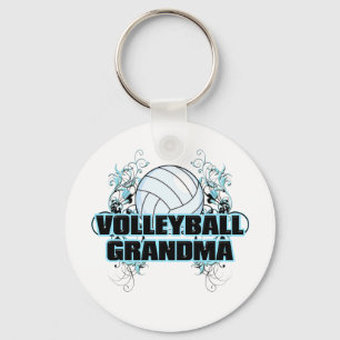 Volleyball-Großmutter (Kreuz) .png Schlüsselanhänger