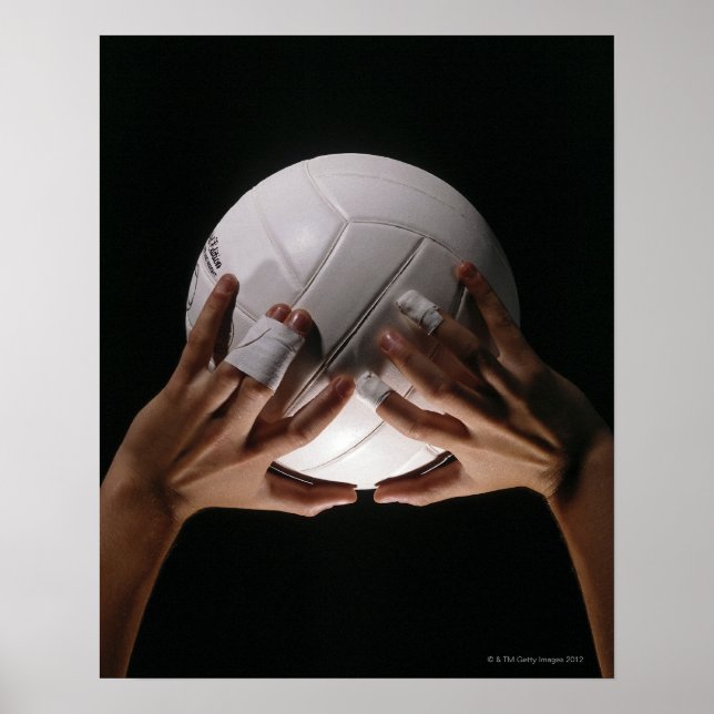 Volleyball Hands Poster (Vorne)